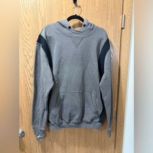Champs Gray Hoodie with Black Details